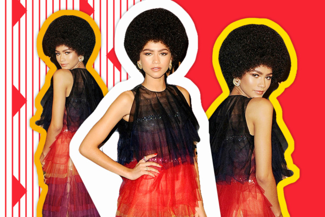 Zendaya show appreciation for her afro hair heritage Lookbo10