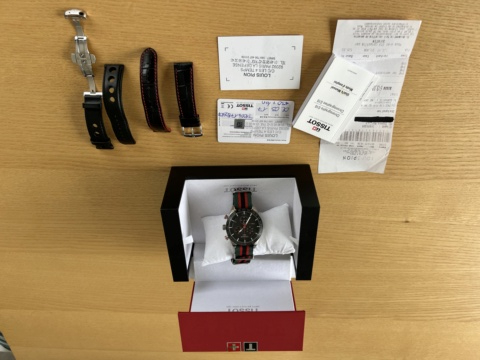tissot couturier - [Vends] Chronographe Tissot PRS516 full set + 2 bracelets Img_9211