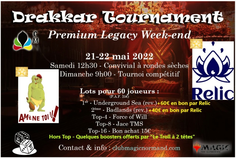 DRAKKAR TOURNAMENT 2022 - Win a Biland ! Prize Pool 1500€ Dt202210