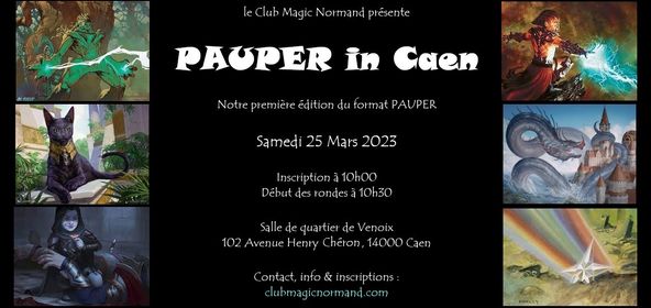 Pauper à Caen - Mars @CMN Tourno27