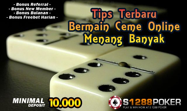 Tips Terbaru Bermain Ceme Online Menang Banyak Mino-610