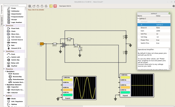 OpAmp not working No-out12