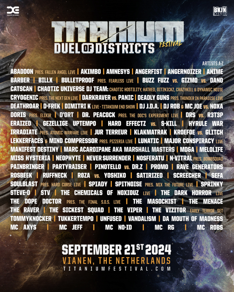 TITANIUM Festival - Samedi 21 Septembre 2024 - Plas Middelwaard, Vianen - NL Unname15