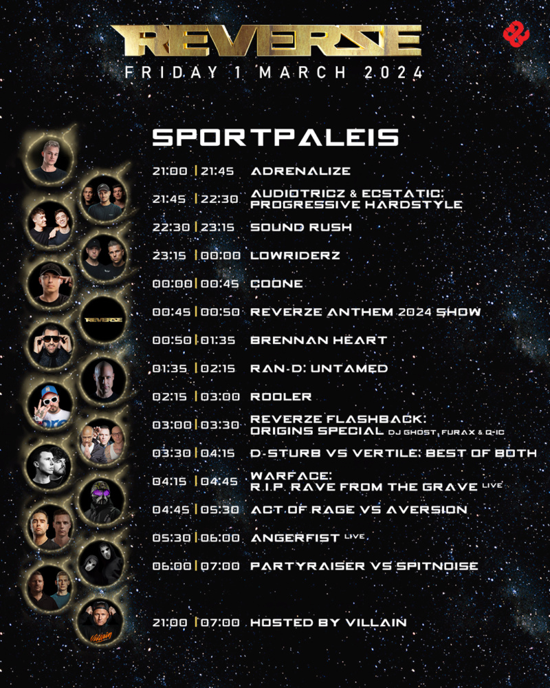 REVERZE - 01 Mars 2024 - Sportpaleis/Lotto Arena - Anvers - BE Vendre10