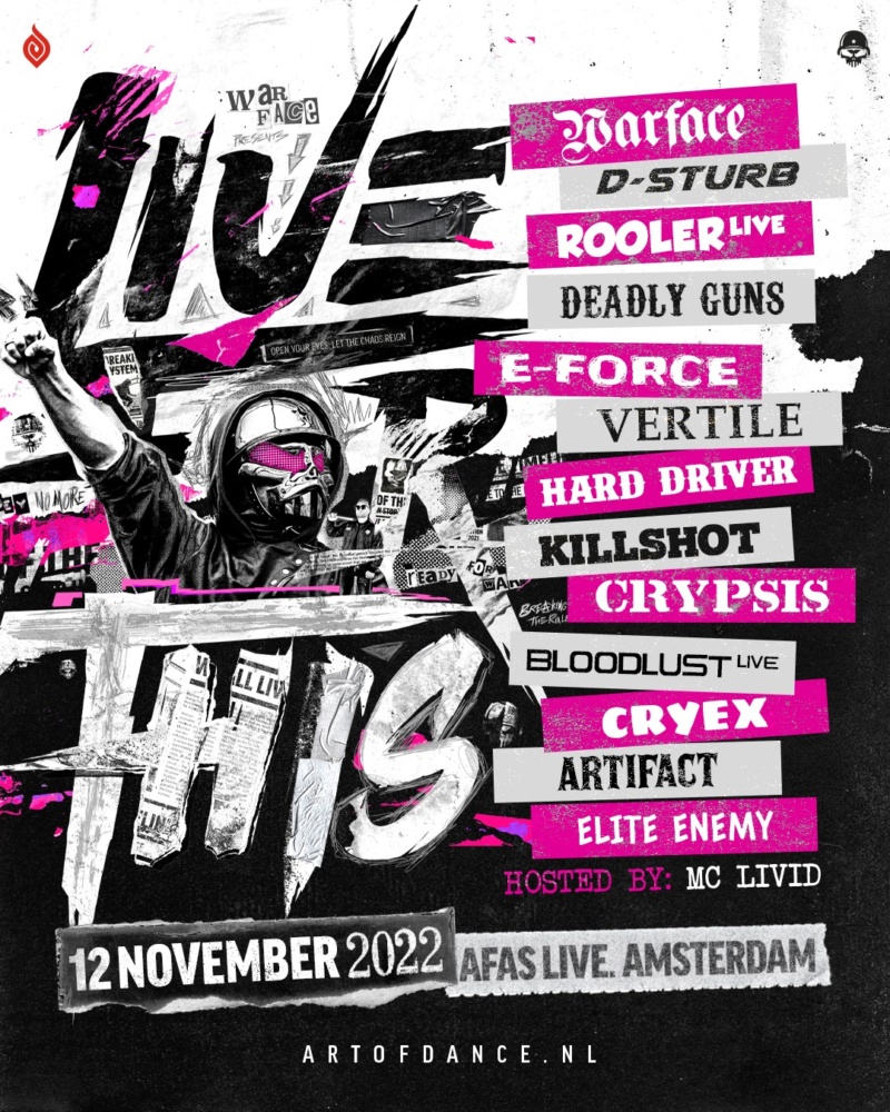 Live For This : 10 Years of Warface - 11 Novembre 2023 - AFAS Live - Amsterdam - NL Warfac10