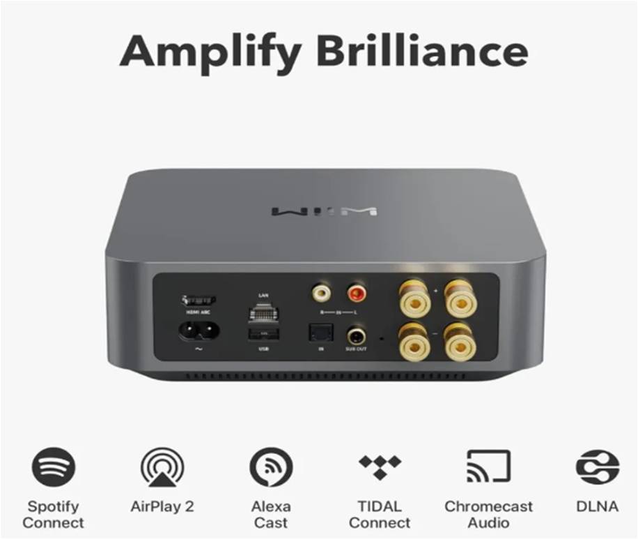 Wiim Amp - Multiroom Streaming Amplifier with AirPlay 2 Wiim_a13