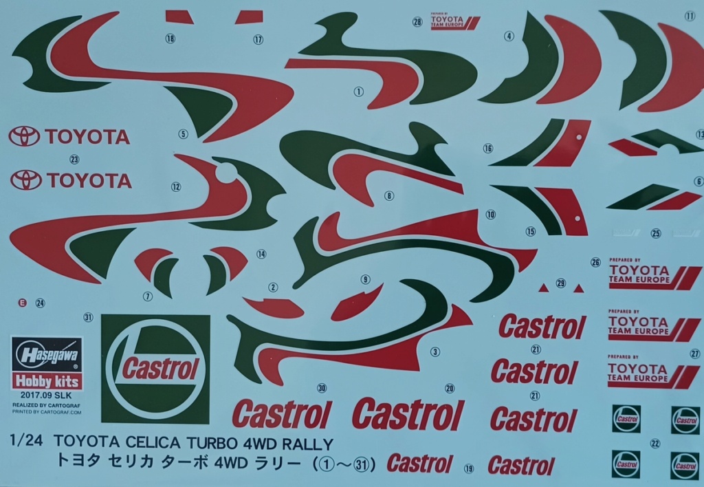 [ Hasegawa ] Toyota Celica  RAC 1993 20220416
