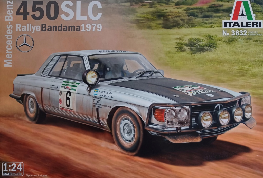 [ Italeri ] Mercedes 450 SLC Rallye de Côte d'Ivoire 1979. 20240510