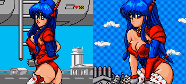 Le meilleur shmup ecchi de la Game Gear Griffi11