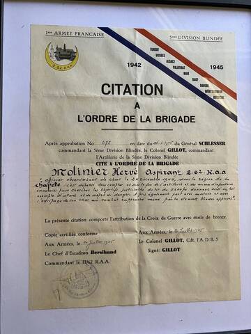 Citation Division Blinde France Libre