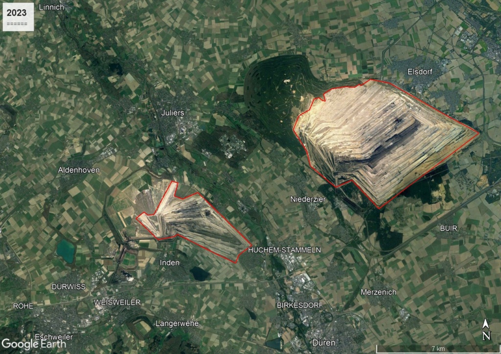 Garzweiler, mine de charbon allemande : l'évolution RAPIDE du paysage 202310