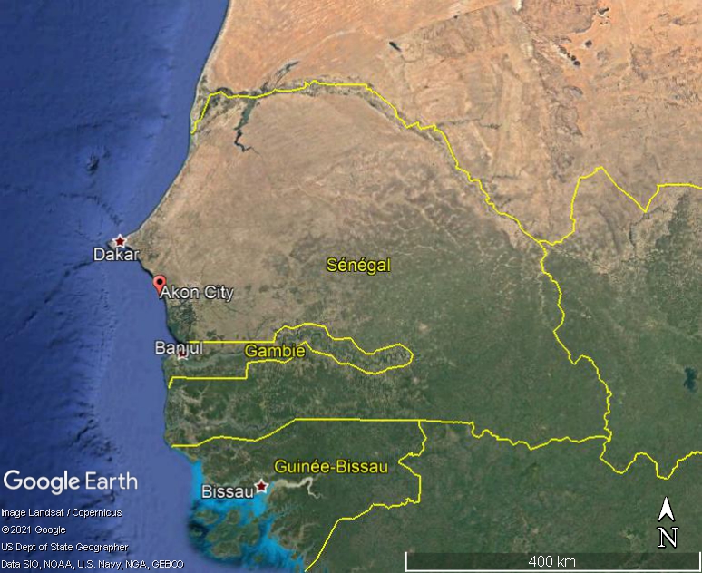 [Bientôt (?) visible sur Google Earth] : Akon City, Sénégal Akon110