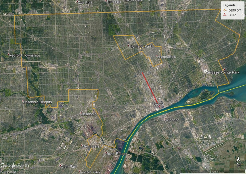 STREET VIEW : les tramways en action - Page 6 Detroi10