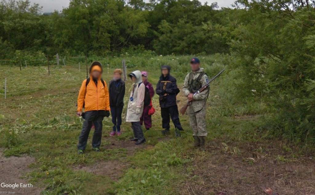 STREET VIEW  : Ours (et saumons) dans le Kamtchatka Doduf10