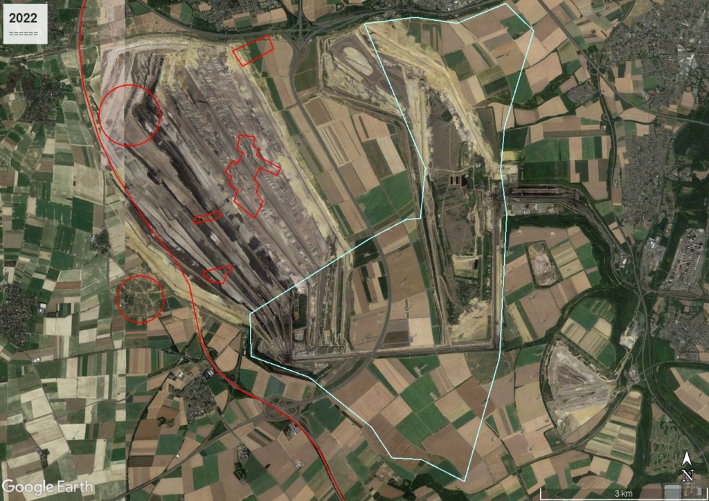 Garzweiler, mine de charbon allemande : l'évolution RAPIDE du paysage Garz2019