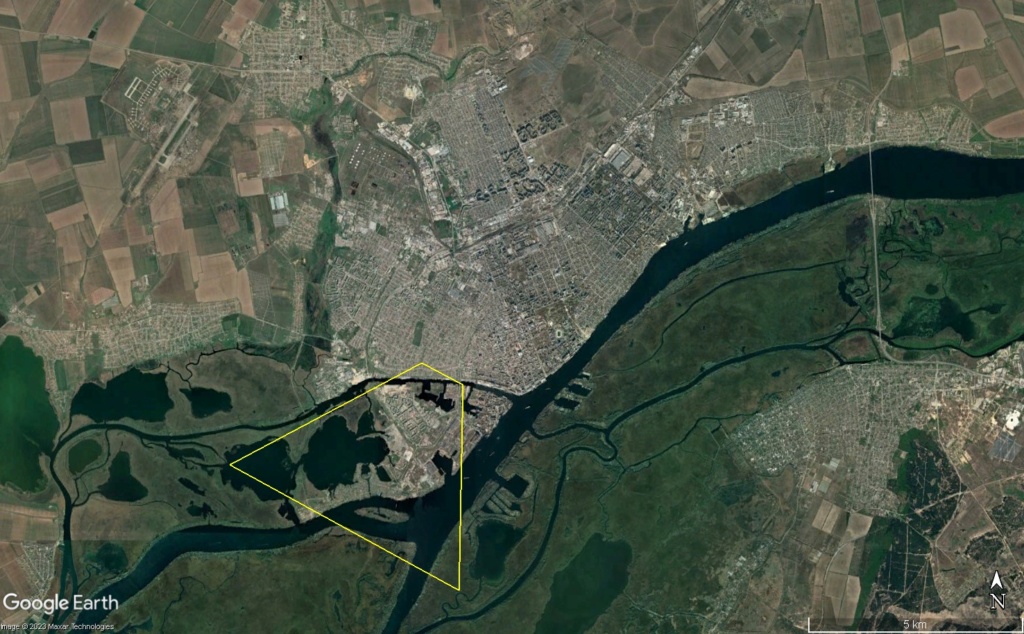 Le Dniepr et la destruction du barrage de Kakhovka Kh12