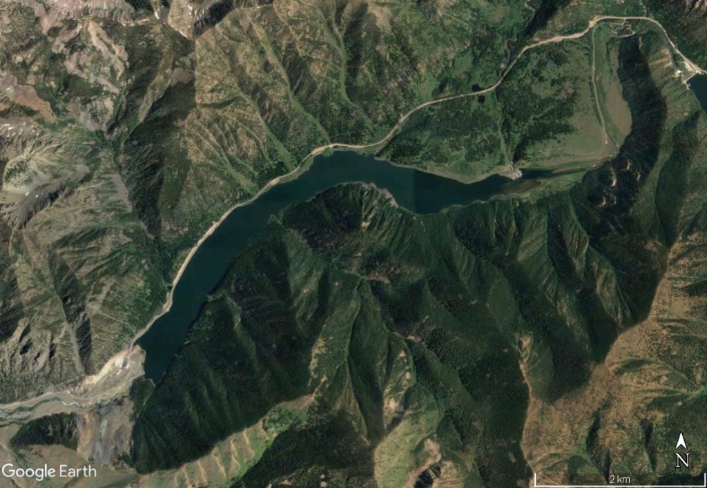 Lac Quake, Montana : créé suite à un tremblement de terre, idéal pour une petite partie de hockey Lac10