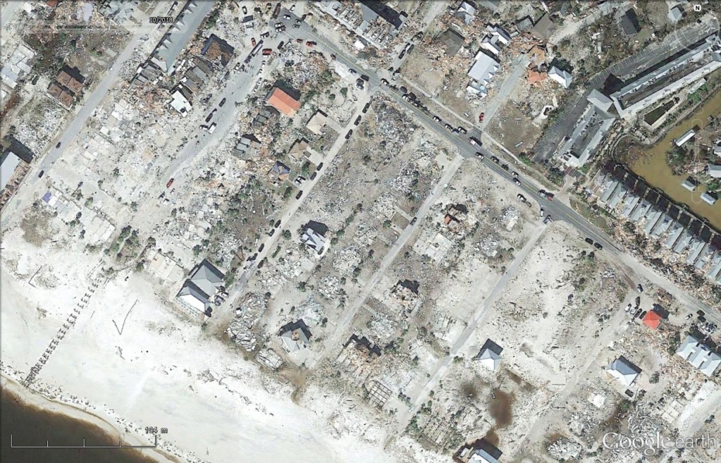 Mexico Beach : les dégâts de l'ouragan Michael Mex210