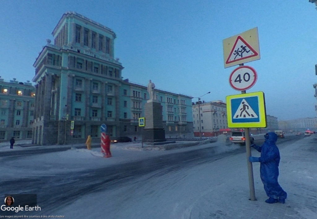 STREET VIEW : on se gèle à Norilsk (Russie) Nono410