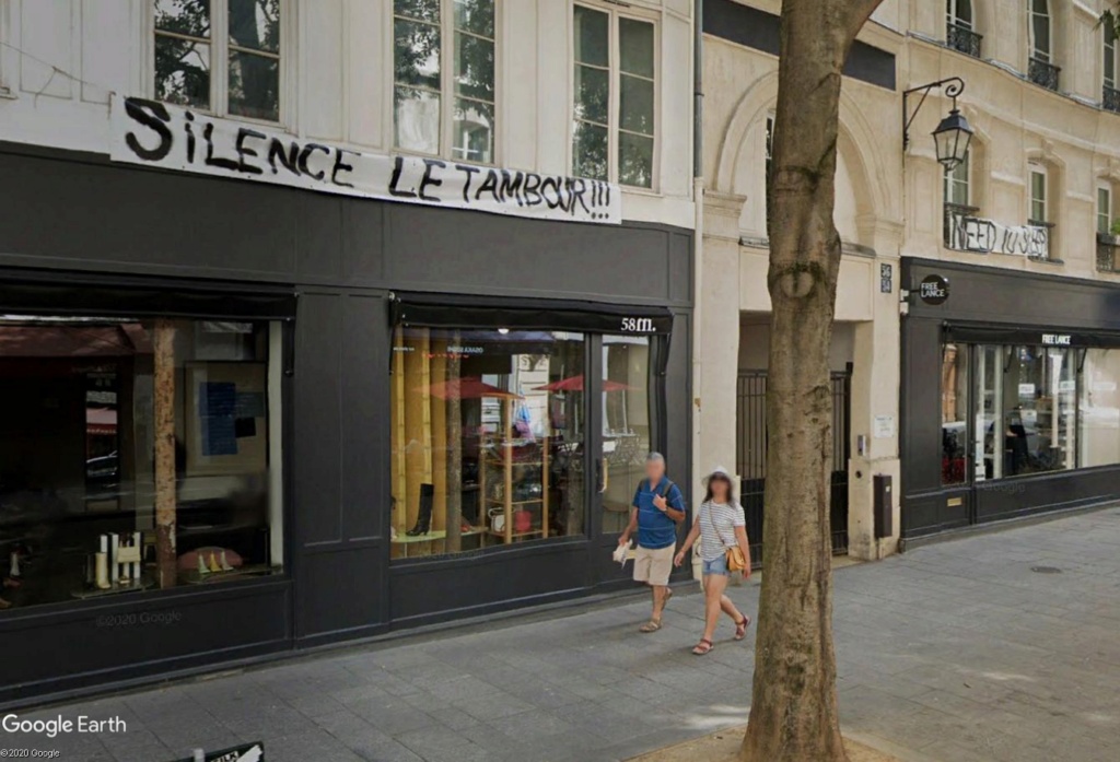 Rue Montmartre : conflit de voisinage Tambou12