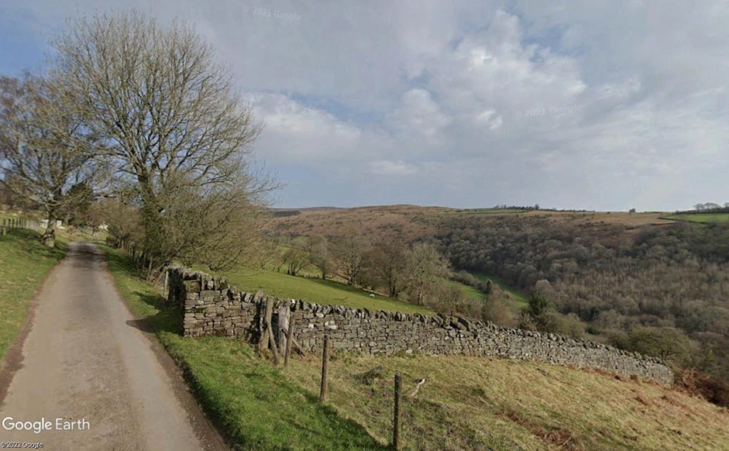 La Digue d'Offa (Offa's Dyke), frontière entre l'Angleterre et le Pays de Galles Wyes10