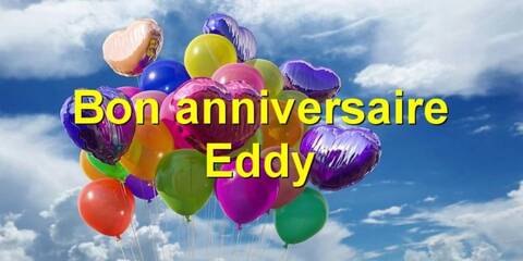 Joyeux Anniversaire Eddy