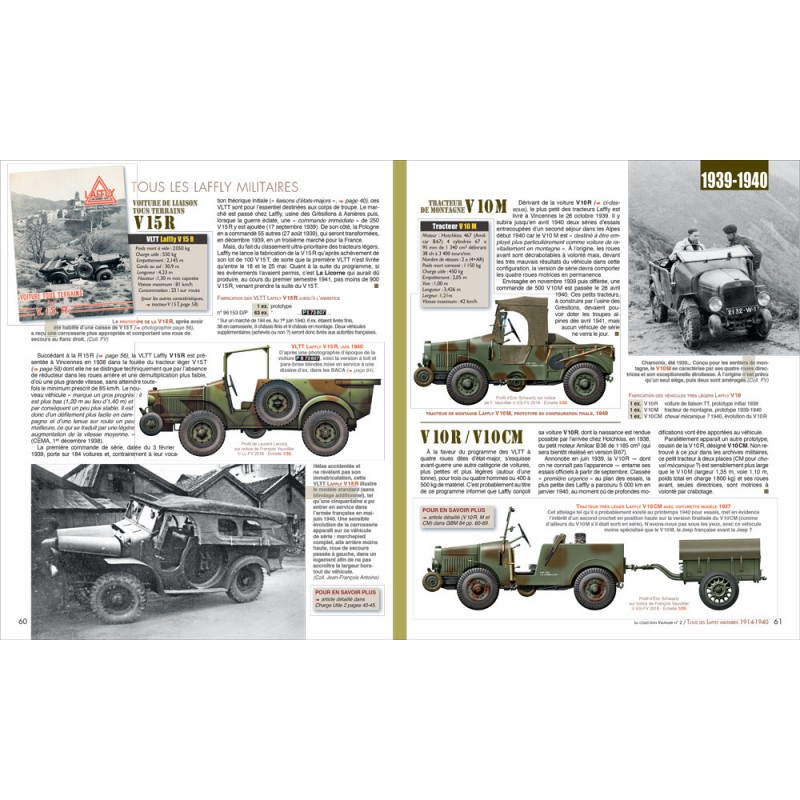 Renault et Laffly militaires 1914-1940 - Histoire & Collections 515