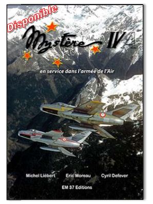 Mystère IV A en service dans l’armée de l’Air - EM37 Editions  Captur21