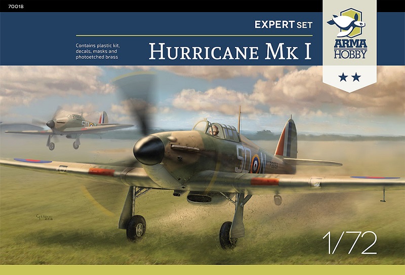 Hurricane Mk I metal wing "ALSACE" [ARMA HOBBY 1/72]  Hawker10