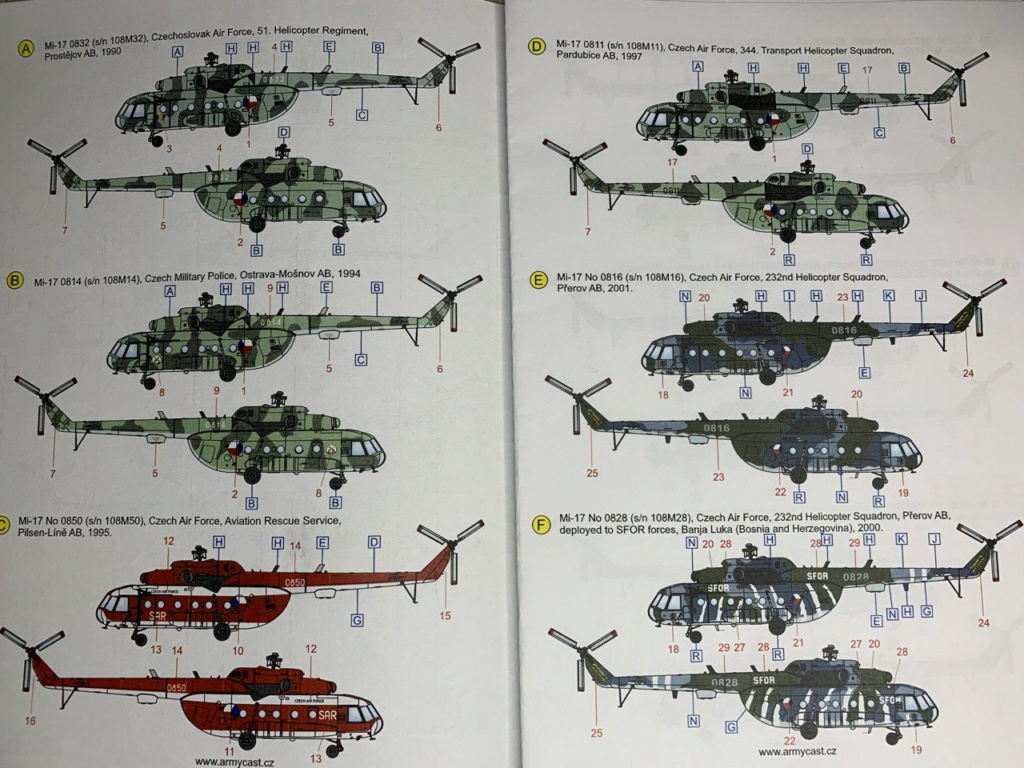 [Armycast] Czech & Slovak Hips Mi-17 - decals ACD 72045 / 48036 Image401