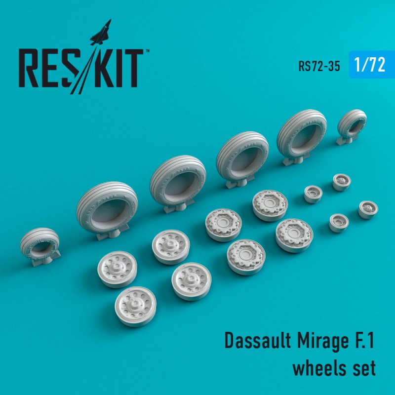 [RESKIT] Mirage F1 - roues  - RS72-0035 Rs72-010