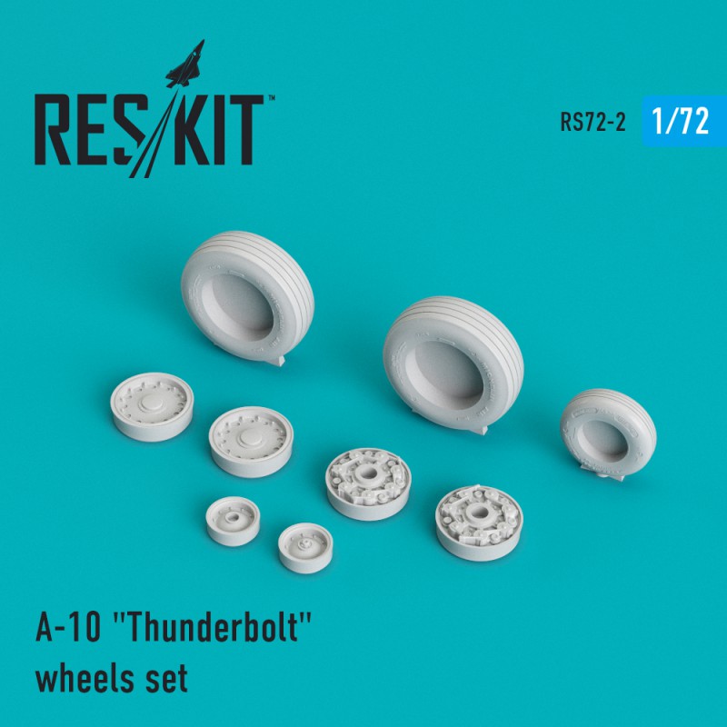 [RESKIT] A-10 "Thunderbolt" wheels set - RS72-0002 Rs72-210