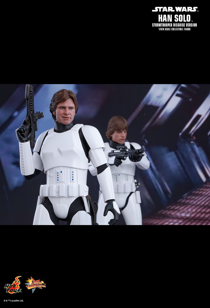 Hot Toys Han Solo et Luke Stormtrooper disguise et Luke Commander Hoth sideshow Pd149110