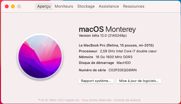 macOS Monterey 12 Beta Capt1004