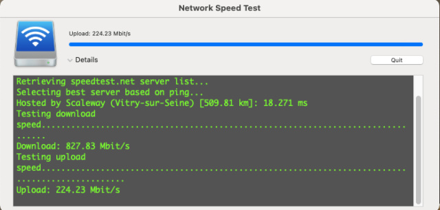 Network Speed Test Capt1049