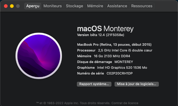 macOS Monterey 12.0 / 12.1 / 12.2 / 12.3 / 12.4 / 12.5  Beta - Page 12 Capt1311