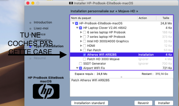 Problème création clé HP ProBook EliteBook macOS - Page 2 Captur40