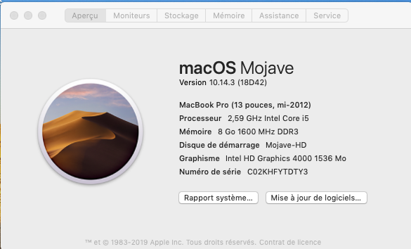 MacOS Mojave 10.14.3 final version (18D42) Captur91