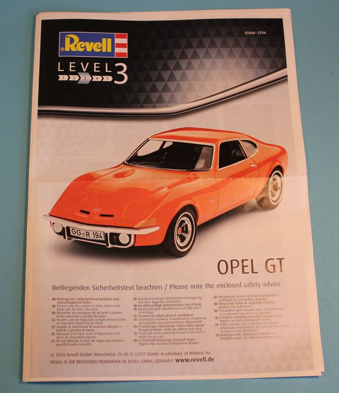 Opel GT, Revell, 1/32 (07680) Comp1189
