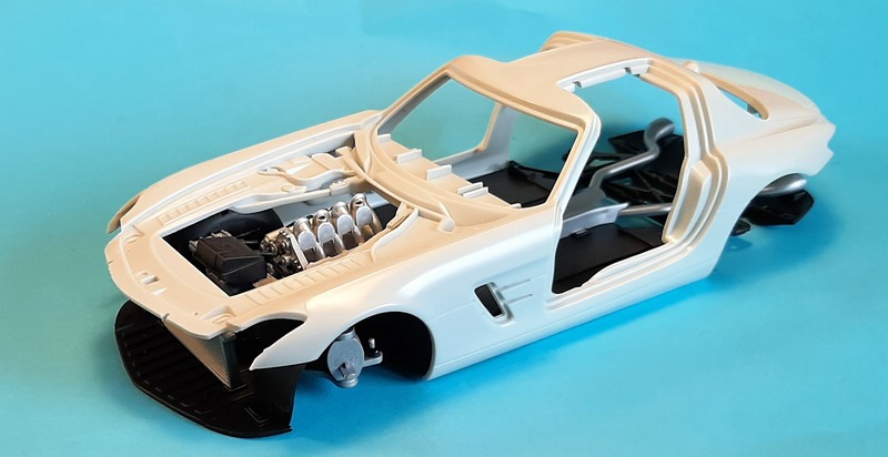 Mercedes-Benz SLS AMG, Revell, 1/24 (07100) Comp1544