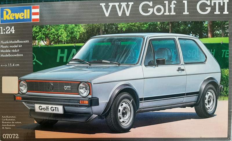 VW Golf 1 GTI, Revell, 1/24 (07072) gebaut von Diwo Comp1581