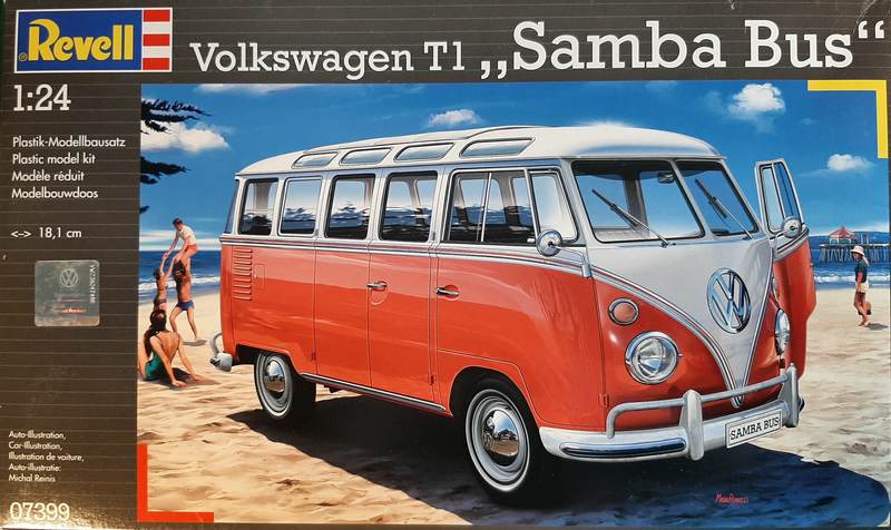 Volkswagen T1 "Samba Bus" 1/24 Revell (07399) Comp1666