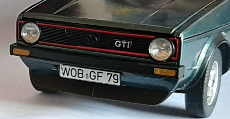 VW Golf 1 GTI, Revell, 1/24 (07072) gebaut von Diwo Comp1785