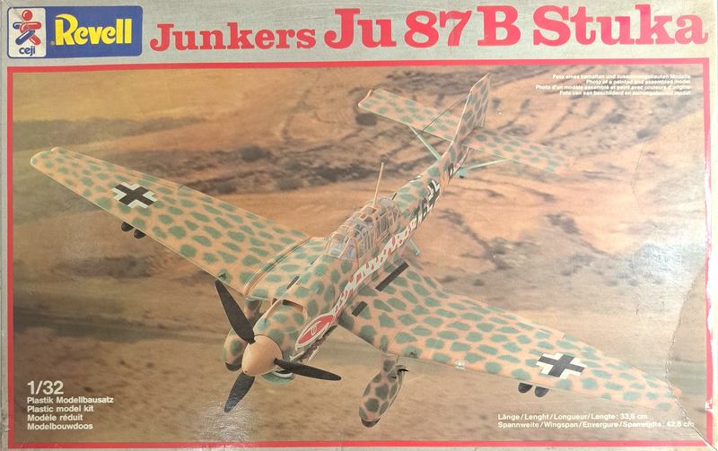 Junkers Ju 87 B Stuka, 1/32, Revell (4751) Comp2093