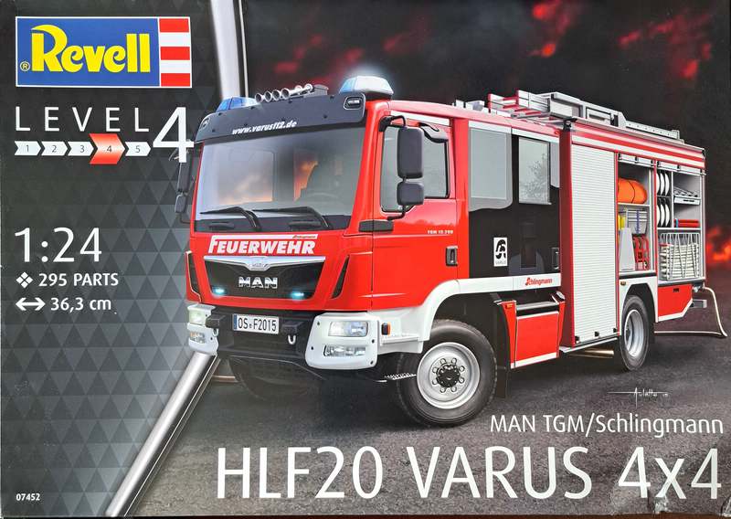 MAN TGM/Schlingmann HLF20 Varus 4X4, 1/24, Revell (07452) Comp2389