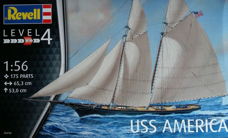 U.S.S. America 1/56 (05416) Revell Comp2494