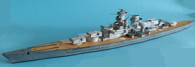 Schlachtschiff Scharnhorst von JSC in 1:400 gebaut von Diwo58 Comp_574