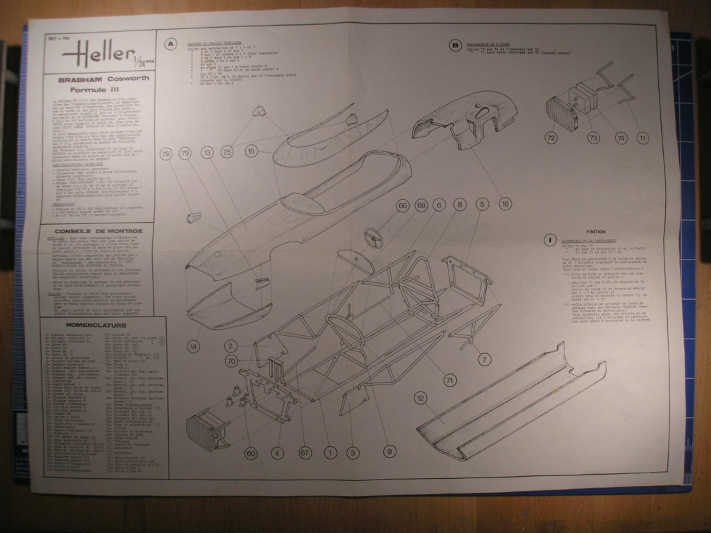 BRABHAM COSWORTH Formule III 1/24ème Réf L 755 Sauvetage Brabha17