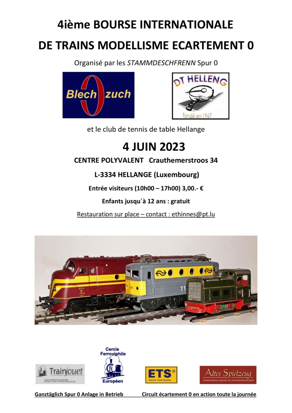Bourse le 4 juin Trains en Zéro à HELLANGE.  010