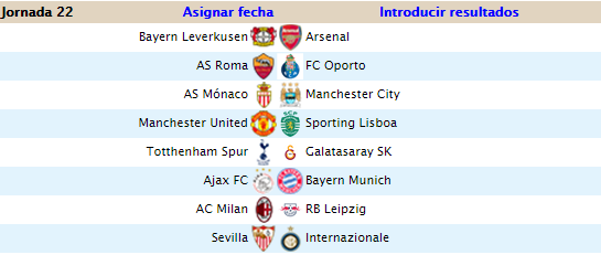 Alineaciones - Jornada 22 Sin_tz18